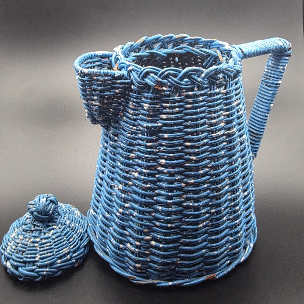VTG Mini Wicker Pitcher - Picture 2 of 4